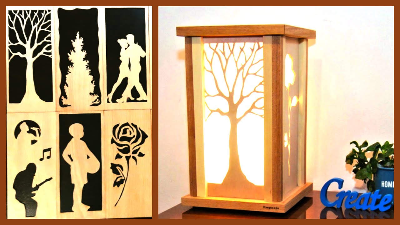 Δημιουργία επιτραπέζιου φωτιστικού με καρτέλες σε διάφορα σχέδια. Από Empnoia.