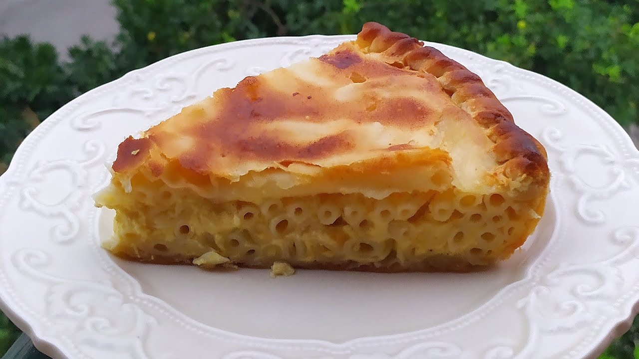 ΜΑΚΑΡΟΝΟΠΙΤΑ της Γκόλφως θα την αγαπήσετε Pie with spaghetti and cheese