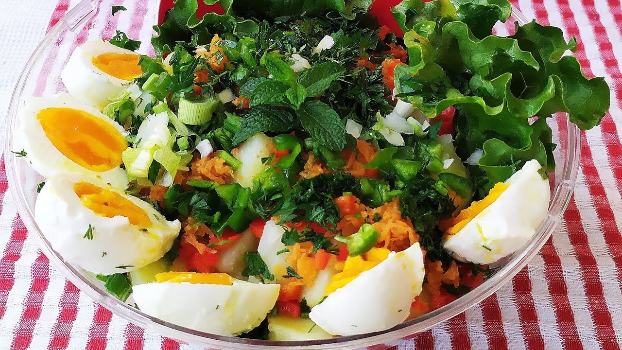 Πατατοσαλάτα παραδοσιακή -Greek potato salad, εύκολη γεμάτη χρώματα δροσερή σαλάτα, δοκιμασετην!
