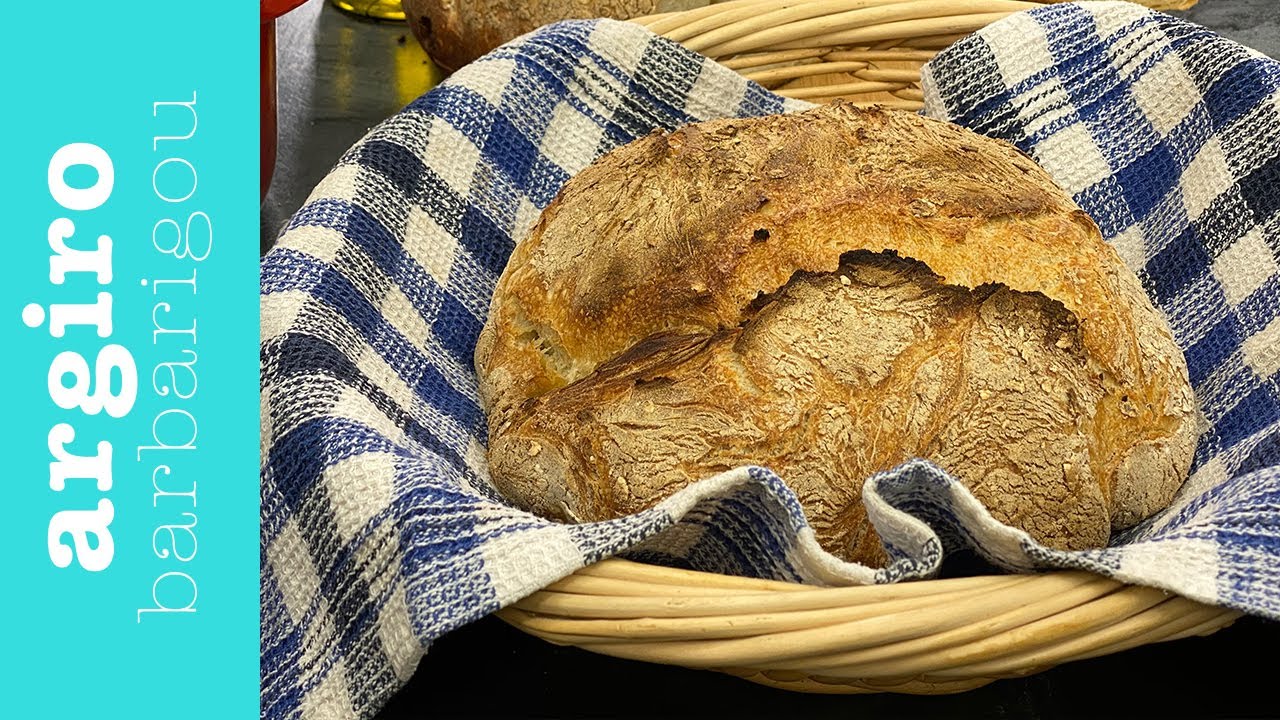 Ψωμί εύκολο χωρίς ζύμωμα της Αργυρώς | Αργυρώ Μπαρμπαρίγου