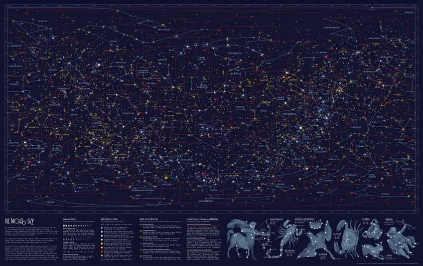 Every Visible Star in the Night Sky, in One Map... 1