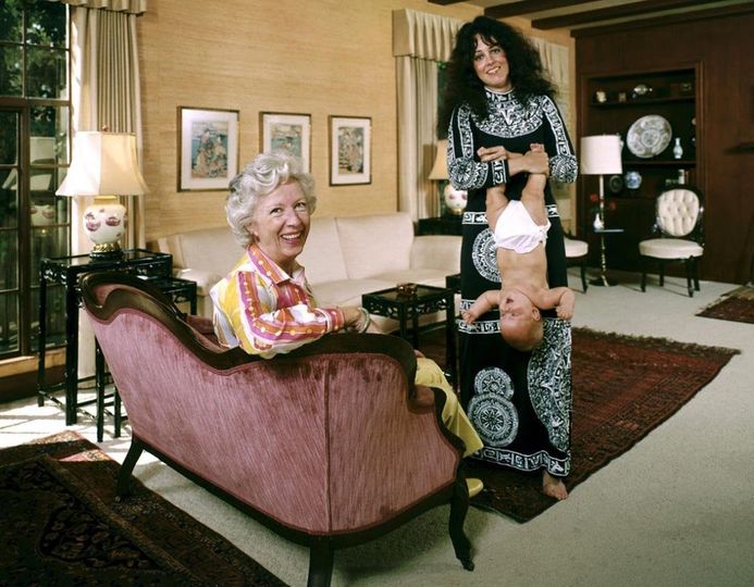 Grace Slick with her mother Virginia Wing and daughter China Kantner.... 2