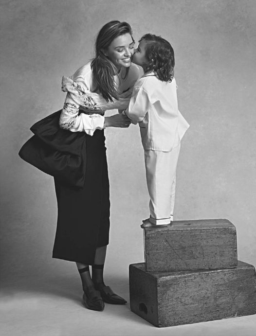 Model Miranda Kerr and her son Flynn Bloom photographed by Nicole Bentley.... 2