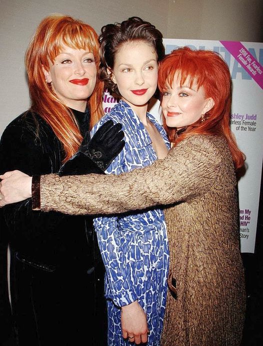Naomi Judd with her daughters Wynonna and Ashley.... 2