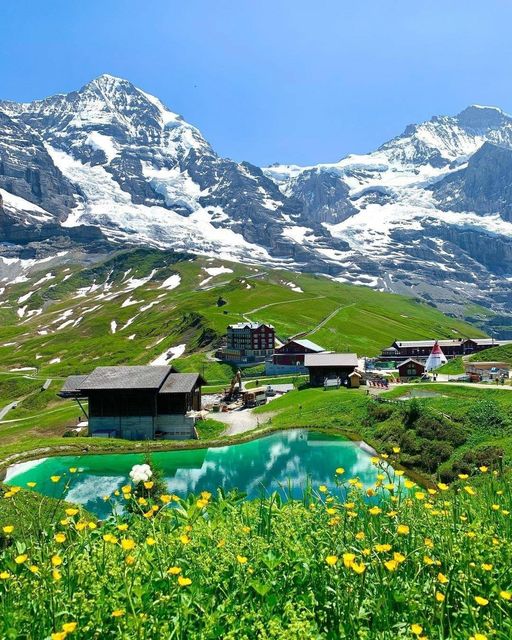 Kleine Scheidegg is a pass in Switzerland between the Eiger and the Lauberhorn i... 3