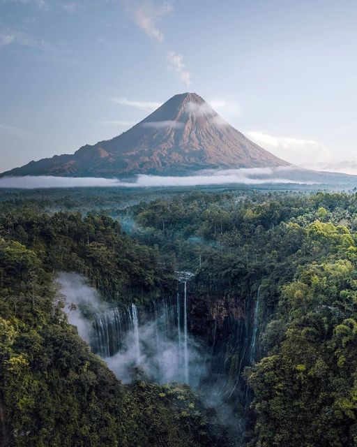 Mount Semuru in East Java, Indonesia is considered to be the "abode of gods." P... 1