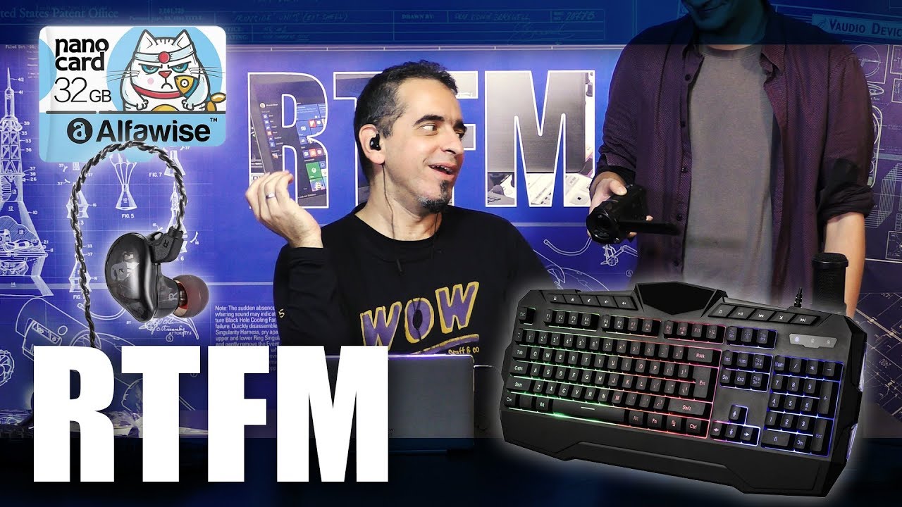 RTFM#44 - Gaming πληκτρολόγιο με 18€ και άλλα προϊόντα Alfawise