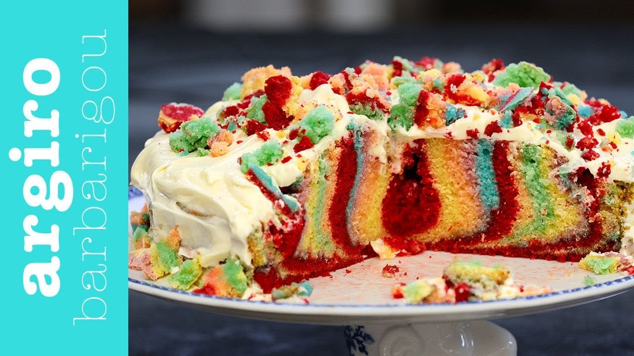 Rainbow cake με τον @Γιάννος Βαλιάνος | Αργυρώ Μπαρμπαρίγου