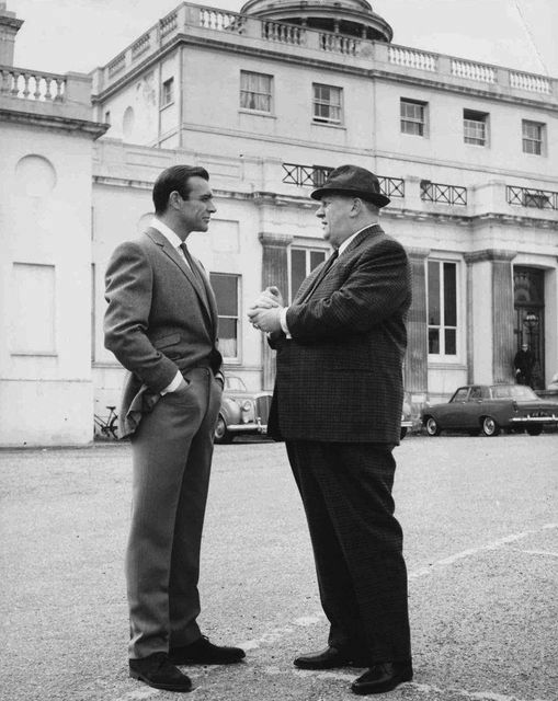 Sean Connery and Gert Fröbe in Goldfinger (1964).... 2