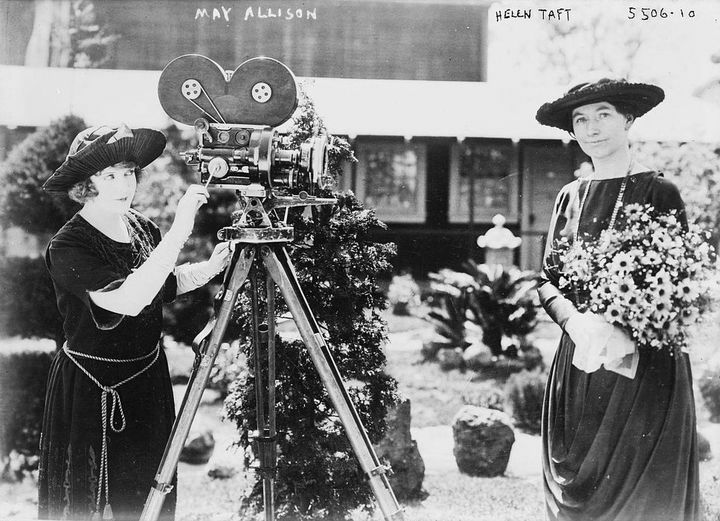 Silent film star May Allison (June 14, 1890 - March 27, 1989) and first lady Hel... 2