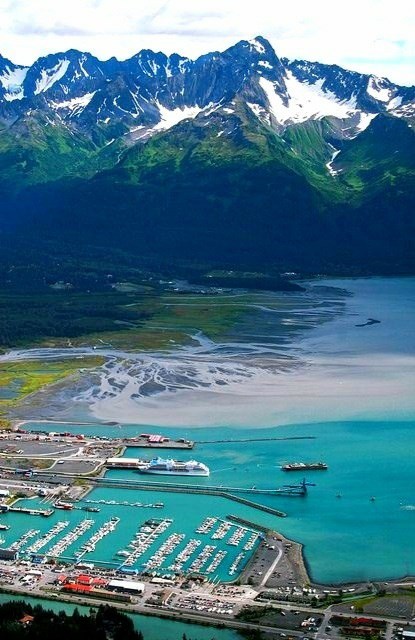 Seward's small boat harbor, Alaska...
