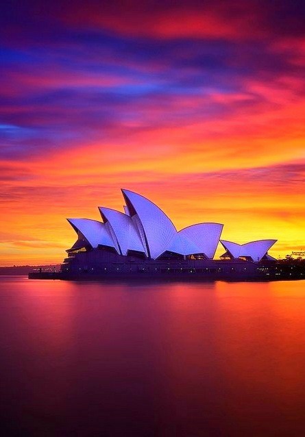 Sunrise over Opera, Australia... 1