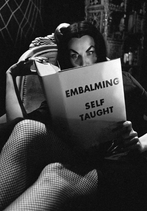 Vampira photographed by Dennis Stock....