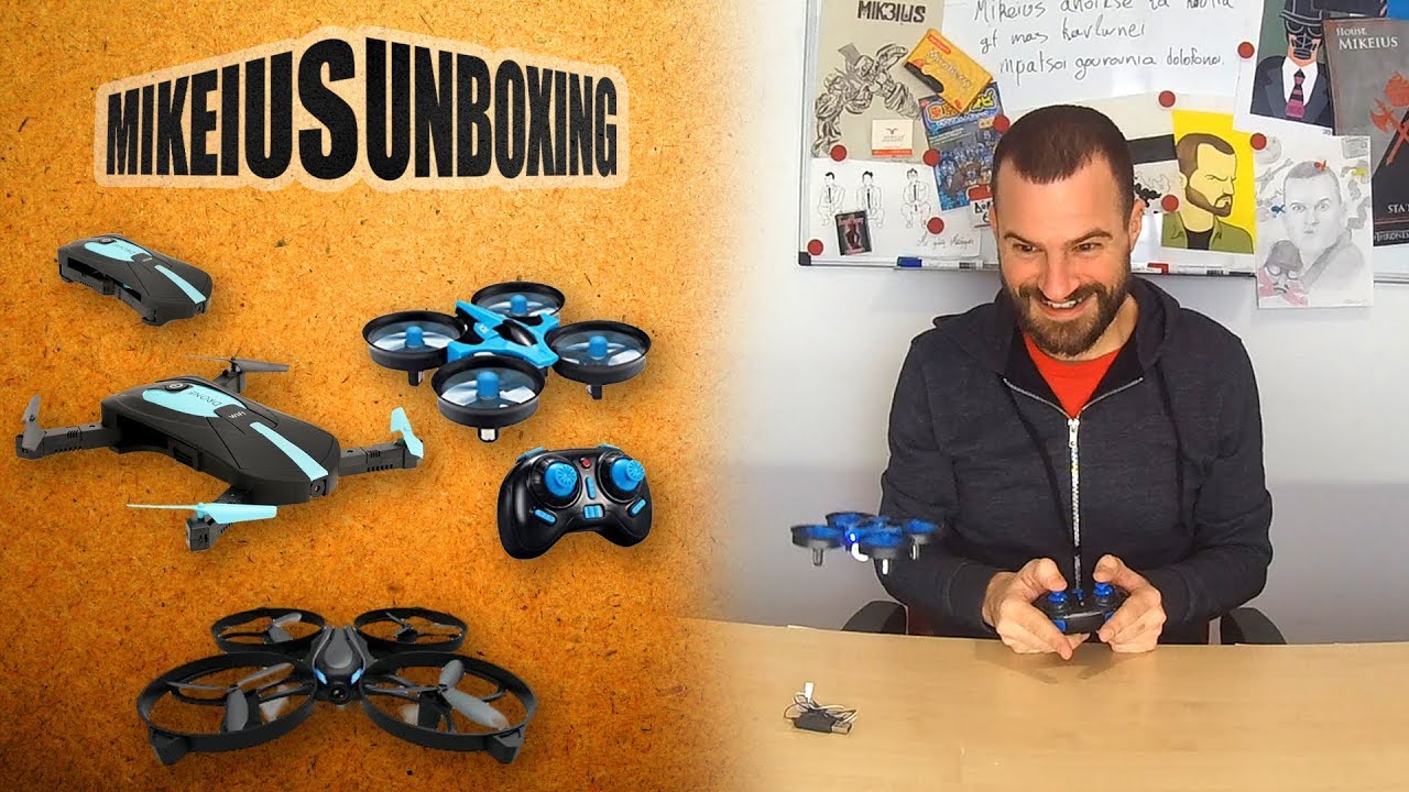 3 micro drones και μια έκπληξη - Mikeius Unboxing
