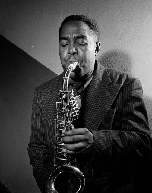 Charlie Parker (August 29, 1920 - March 12, 1955) photographed by William P. Got...