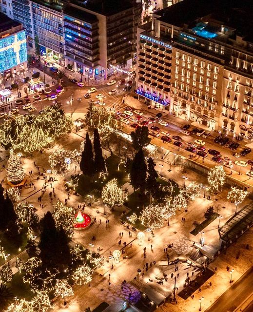 Christmas in Syntagma Square, #Athens...