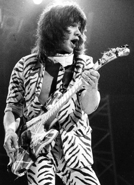 Eddie Van Halen photographed by Janet Macoska....