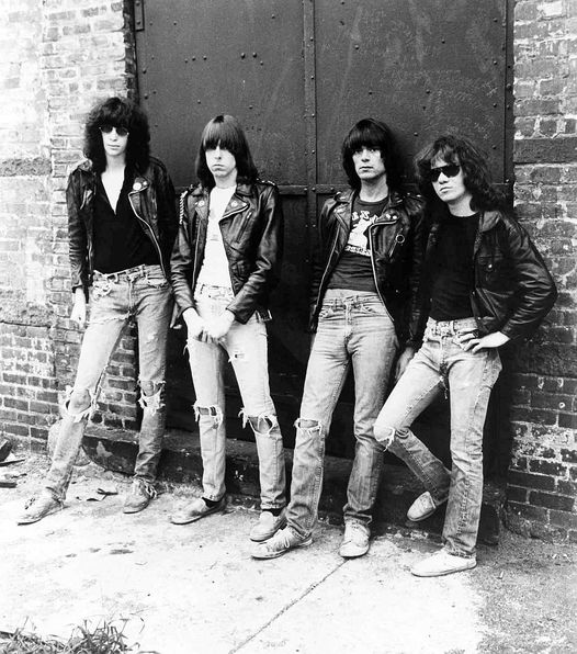 The Ramones photographed by Bob Gruen....