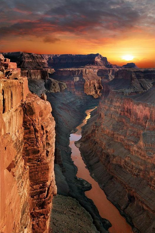 Grand Canyon at sunset, Arizona, USA... 1