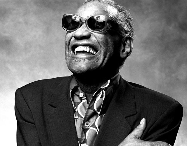 Ray Charles (September 23, 1930 - June 10, 2004) photographed by Norman Seef.... 1