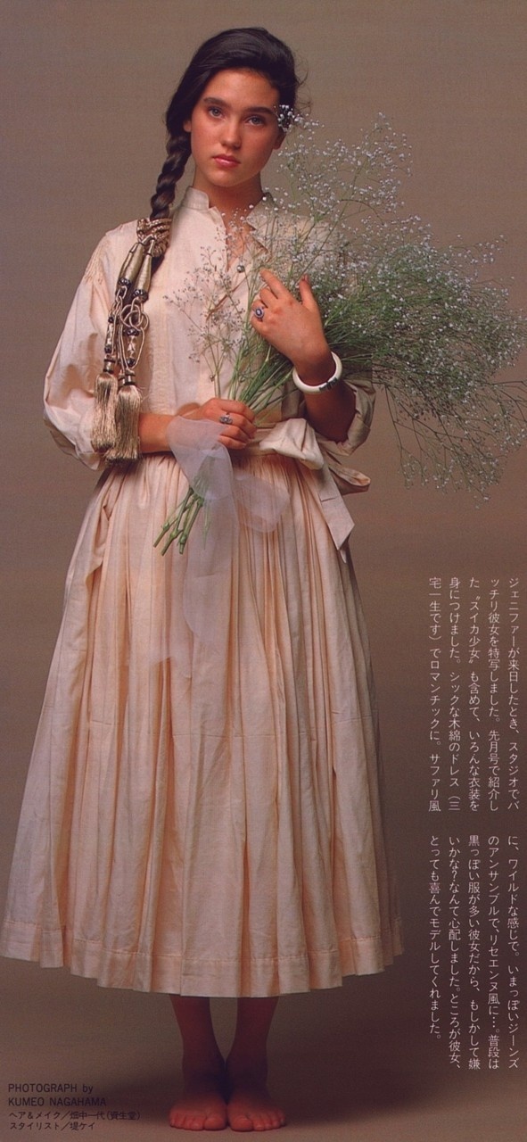 Jennifer Connelly photographed by Kumeo Nagahama, 1986.... 2