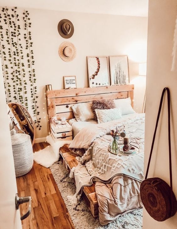 Ιδέες για μποέμ υπνοδωμάτιο που φαίνονται μοντέρνες και όμορφες ... 1