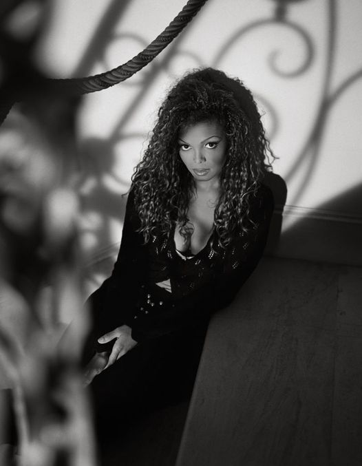 Janet Jackson photographed by George Holz....