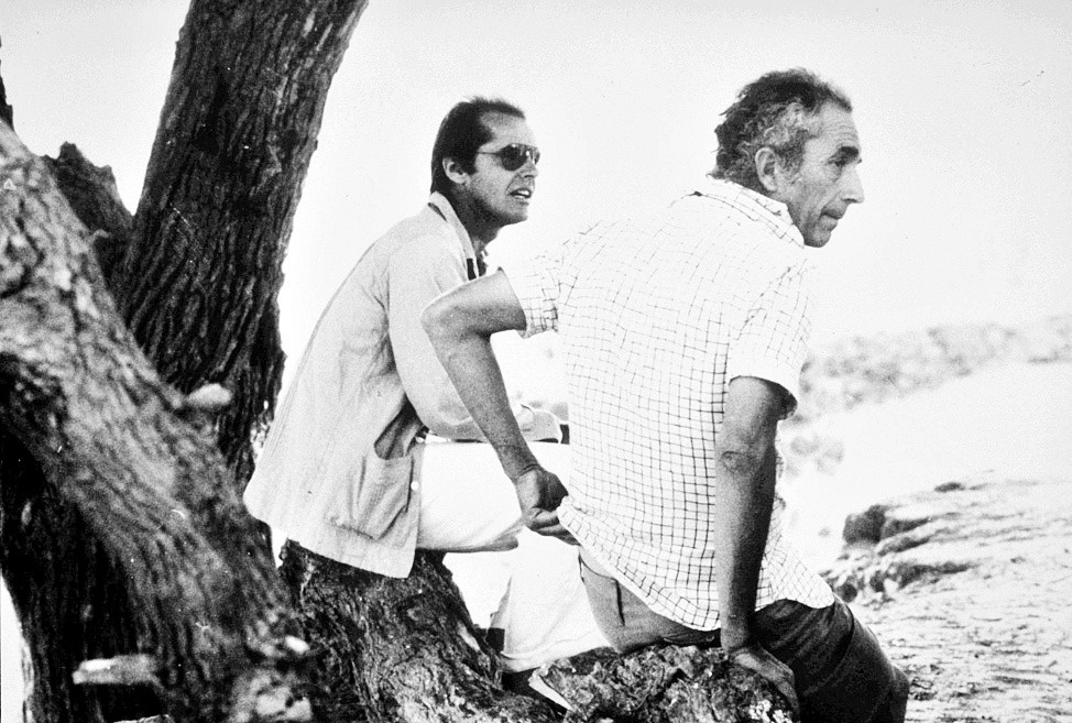 Michelangelo Antonioni and Jack Nicholson 1975 - 1995....