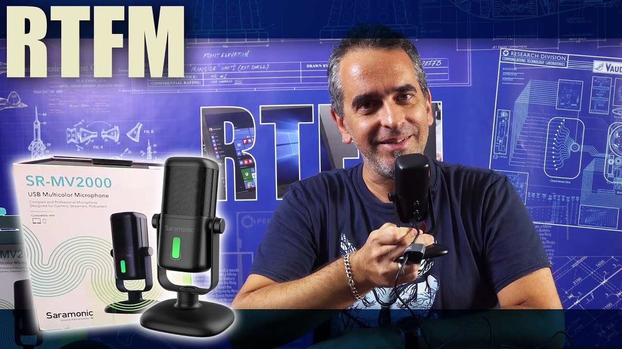 RTFM#94 - Μικρόφωνο USB ειδικά για streamers / podcasts - Saramonic SR-MV2000