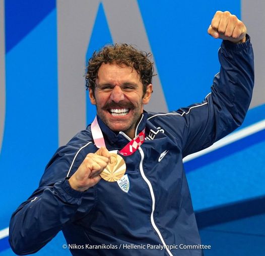 Ο Αντώνης Τσαπατάκης που κατέκτησε το χάλκινο μετάλλιο στους Παραολυμπιακούς Αγώ...