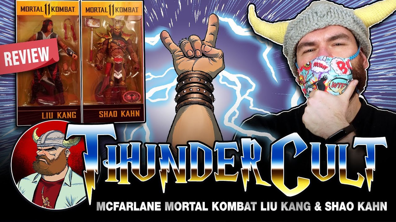 McFarlane Mortal Kombat Liu Kang & Shao Kahn  Review - ThunderCult