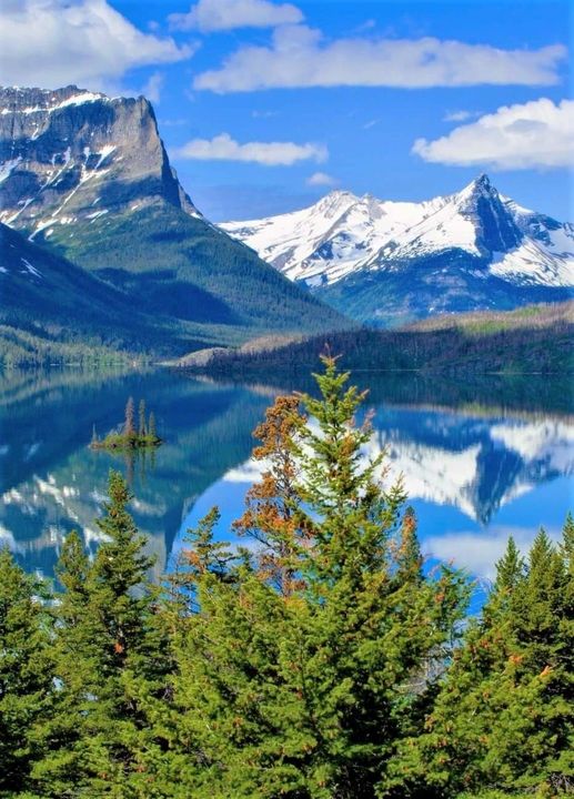 Saint Mary Lake,Montana USA...