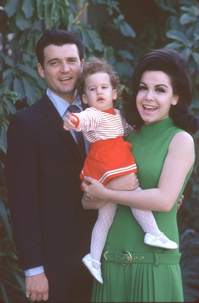 Annette Funicello with her husband Jack Gilardi and their daughter Gina in 1967.... 3