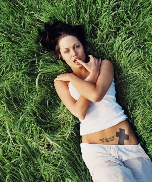 Angelina Jolie photographed by David LaChapelle....