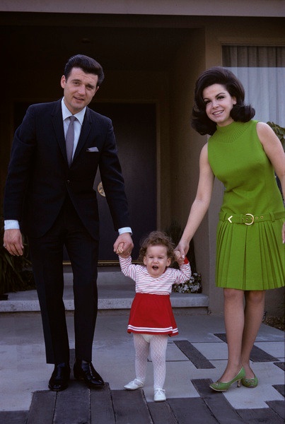 Annette Funicello with her husband Jack Gilardi and their daughter Gina in 1967.... 1
