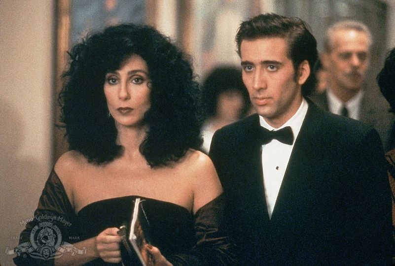 Cher & Nicolas Cage!! Moonstruck (1987).  dir. Norman Jewison...