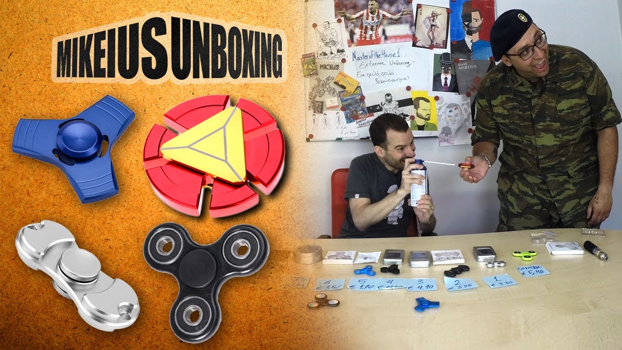 Fidget Spinners - Mikeius Unboxing