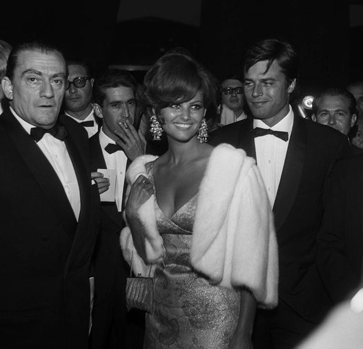 Luchino Visconti, Claudia Cardinale and Jean Sorel in Venice, Italy, 1965.... 1