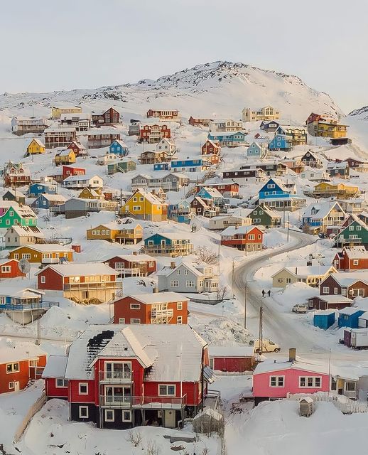 Κάτοψη του Qaqortoq, Γροιλανδία... 1