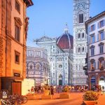 Καθεδρικός ναός της Santa Maria del Fiore και το καμπαναριό του Giotto, Φλωρεντία, Ιταλία - ...
