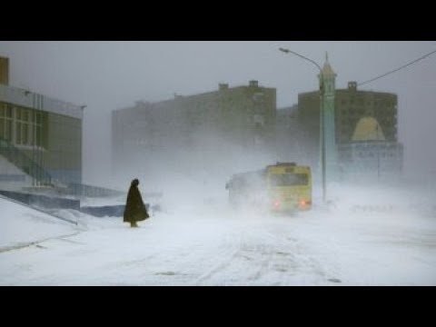 Το Norilsk, Ρωσία θαμμένο κάτω από το χιόνι (8 Δεκεμβρίου) 1