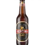 Μαύρη αφιλτράριστη μπύρα Κομοτηνής "Βεργίνα" 330ml