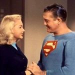 Η Τζόι Λάνσινγκ με τον Τζορτζ Ριβς στο The Adventures of Superman...