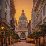 Λαμπερή Βασιλική του Αγίου Στεφάνου στη χρυσή ώρα… Βουδαπέστη, Ουγγαρία - Φωτογραφία...