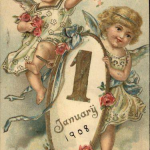 Μια όμορφη ευχητήρια κάρτα του 1908 !!...