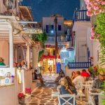 Νύχτα στη Μύκονο, Ελλάδα...