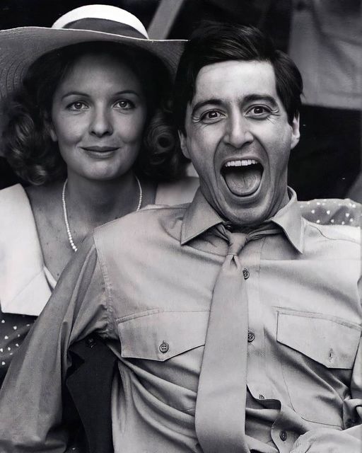 Ο Al Pacino και η Diane Keaton φωτογραφήθηκαν στα παρασκήνια του "The Godfather: Par... 1