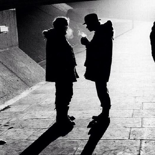 Ο Stanley Kubrick και ο Malcolm McDowell στα γυρίσματα του A Clockwork Orange (1971). 1