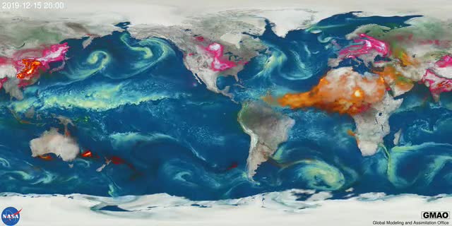 Σε αυτό το animation της @NASA υπάρχουν πολλά γεγονότα υψηλού αντίκτυπου σε όλο τον κόσμο... 1