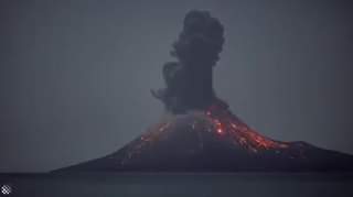Το ηφαίστειο Κρακατόα εξερράγη...